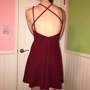 Maroon dress
